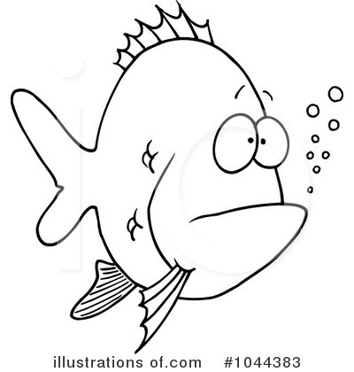 Royalty-Free (RF) Fish Clipart Illustration by toonaday - Stock Sample #1044383