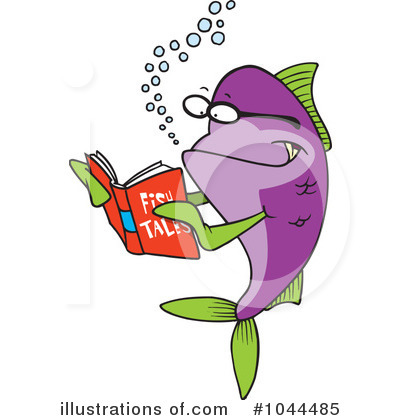 Royalty-Free (RF) Fish Clipart Illustration by toonaday - Stock Sample #1044485