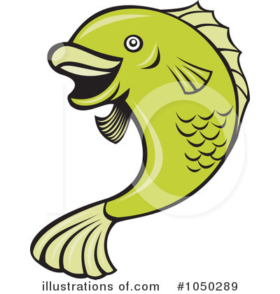Royalty-Free (RF) Fish Clipart Illustration by patrimonio - Stock Sample #1050289