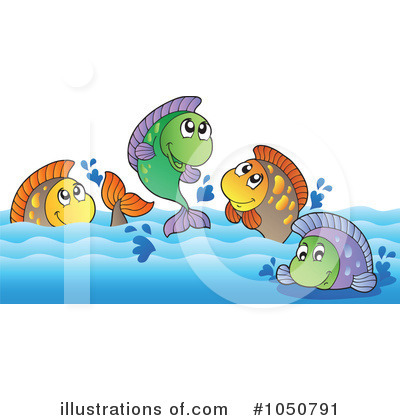 Royalty-Free (RF) Fish Clipart Illustration by visekart - Stock Sample #1050791