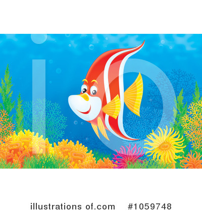 Royalty-Free (RF) Fish Clipart Illustration by Alex Bannykh - Stock Sample #1059748