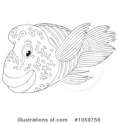 Royalty-Free (RF) Fish Clipart Illustration by Alex Bannykh - Stock Sample #1059750