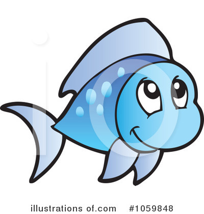 Royalty-Free (RF) Fish Clipart Illustration by visekart - Stock Sample #1059848
