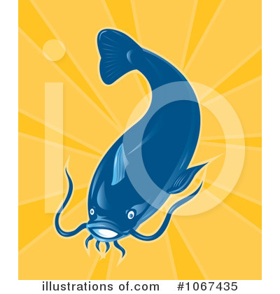 Royalty-Free (RF) Fish Clipart Illustration by patrimonio - Stock Sample #1067435