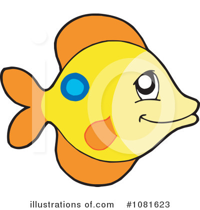 Royalty-Free (RF) Fish Clipart Illustration by visekart - Stock Sample #1081623