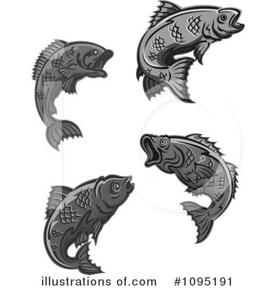 Royalty-Free (RF) Fish Clipart Illustration by Vector Tradition SM - Stock Sample #1095191