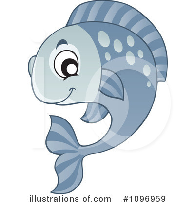 Royalty-Free (RF) Fish Clipart Illustration by visekart - Stock Sample #1096959