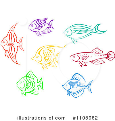 Angelfish Clipart #1105962 by Vector Tradition SM