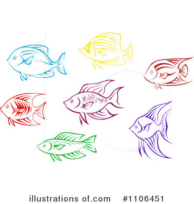 Royalty-Free (RF) Fish Clipart Illustration by Vector Tradition SM - Stock Sample #1106451