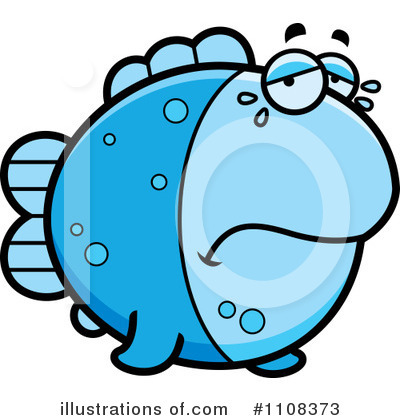 Blue Fish Clipart #1108373 by Cory Thoman