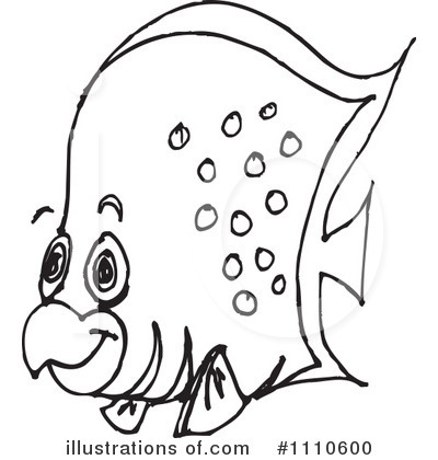 Marine Fish Clipart #1110600 by Dennis Holmes Designs