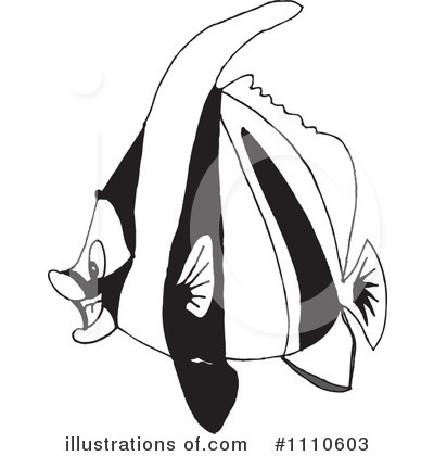 Marine Fish Clipart #1110603 by Dennis Holmes Designs