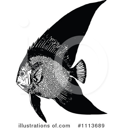 Royalty-Free (RF) Fish Clipart Illustration by Prawny Vintage - Stock Sample #1113689