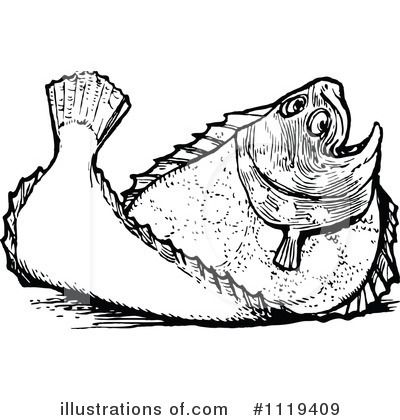Royalty-Free (RF) Fish Clipart Illustration by Prawny Vintage - Stock Sample #1119409