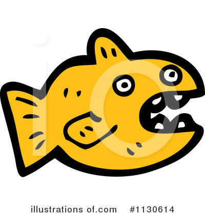 Royalty-Free (RF) Fish Clipart Illustration by lineartestpilot - Stock Sample #1130614