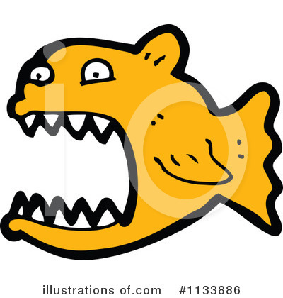 Royalty-Free (RF) Fish Clipart Illustration by lineartestpilot - Stock Sample #1133886