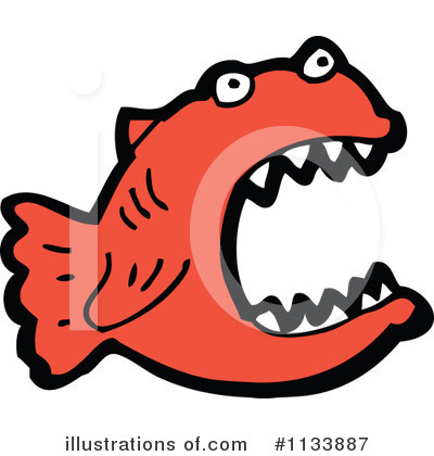 Royalty-Free (RF) Fish Clipart Illustration by lineartestpilot - Stock Sample #1133887