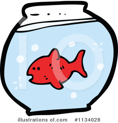 Royalty-Free (RF) Fish Clipart Illustration by lineartestpilot - Stock Sample #1134028