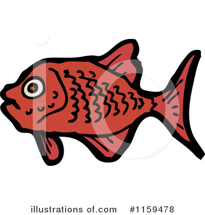 Royalty-Free (RF) Fish Clipart Illustration by lineartestpilot - Stock Sample #1159478