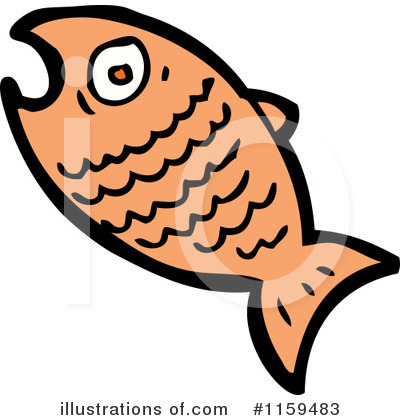 Royalty-Free (RF) Fish Clipart Illustration by lineartestpilot - Stock Sample #1159483