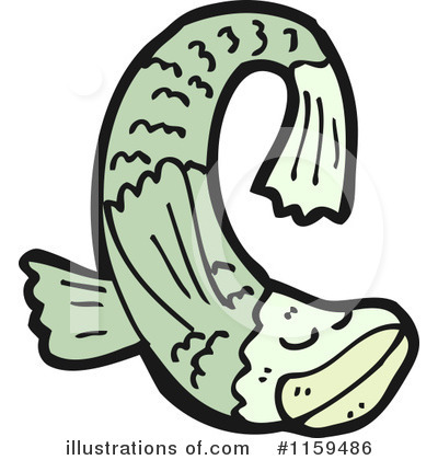 Royalty-Free (RF) Fish Clipart Illustration by lineartestpilot - Stock Sample #1159486