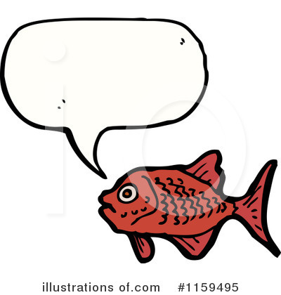 Royalty-Free (RF) Fish Clipart Illustration by lineartestpilot - Stock Sample #1159495