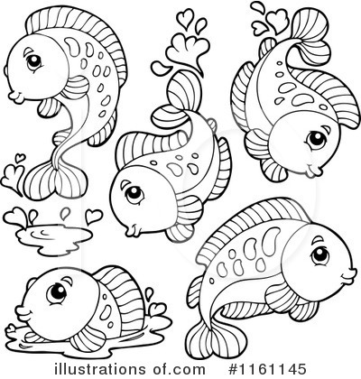 Royalty-Free (RF) Fish Clipart Illustration by visekart - Stock Sample #1161145