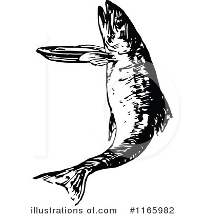 Royalty-Free (RF) Fish Clipart Illustration by Prawny Vintage - Stock Sample #1165982
