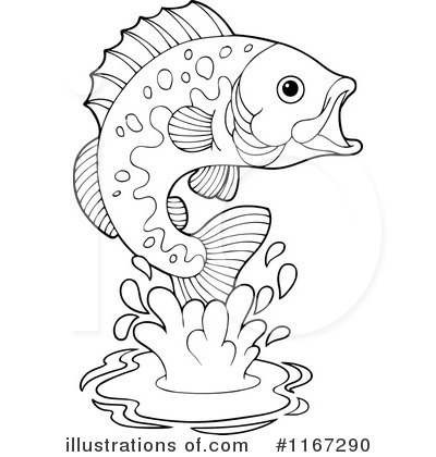 Royalty-Free (RF) Fish Clipart Illustration by visekart - Stock Sample #1167290