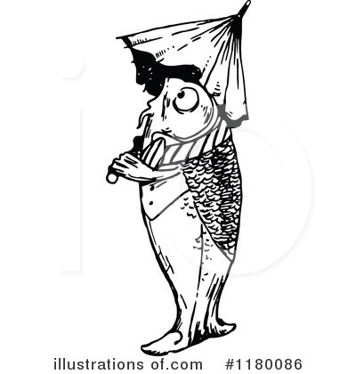 Royalty-Free (RF) Fish Clipart Illustration by Prawny Vintage - Stock Sample #1180086