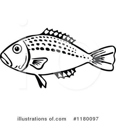 Royalty-Free (RF) Fish Clipart Illustration by Prawny Vintage - Stock Sample #1180097
