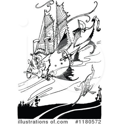 Royalty-Free (RF) Fish Clipart Illustration by Prawny Vintage - Stock Sample #1180572