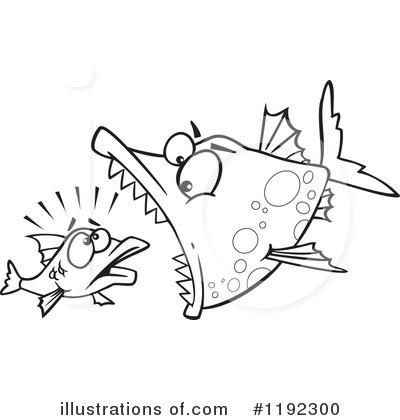 Royalty-Free (RF) Fish Clipart Illustration by toonaday - Stock Sample #1192300