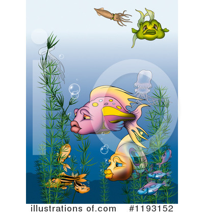 Royalty-Free (RF) Fish Clipart Illustration by dero - Stock Sample #1193152