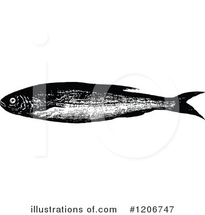 Royalty-Free (RF) Fish Clipart Illustration by Prawny Vintage - Stock Sample #1206747