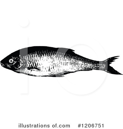 Royalty-Free (RF) Fish Clipart Illustration by Prawny Vintage - Stock Sample #1206751
