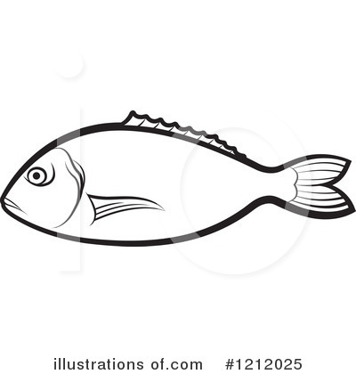 Royalty-Free (RF) Fish Clipart Illustration by Lal Perera - Stock Sample #1212025