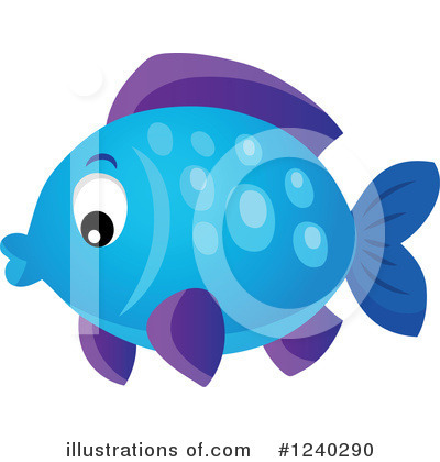 Royalty-Free (RF) Fish Clipart Illustration by visekart - Stock Sample #1240290