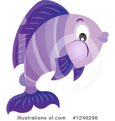 Royalty-Free (RF) Fish Clipart Illustration by visekart - Stock Sample #1240296
