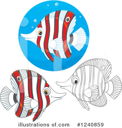 Royalty-Free (RF) Fish Clipart Illustration by Alex Bannykh - Stock Sample #1240859