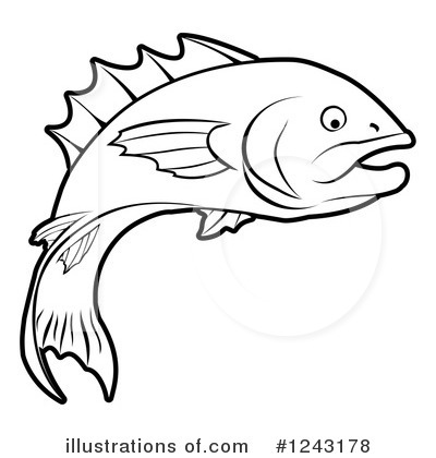 Royalty-Free (RF) Fish Clipart Illustration by AtStockIllustration - Stock Sample #1243178