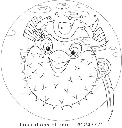 Royalty-Free (RF) Fish Clipart Illustration by Alex Bannykh - Stock Sample #1243771