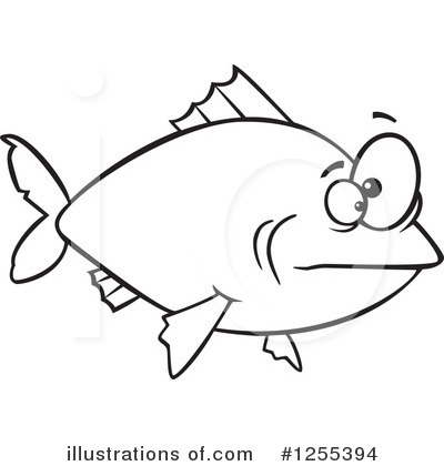 Royalty-Free (RF) Fish Clipart Illustration by toonaday - Stock Sample #1255394