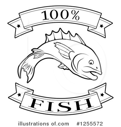 Royalty-Free (RF) Fish Clipart Illustration by AtStockIllustration - Stock Sample #1255572