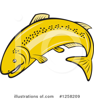 Royalty-Free (RF) Fish Clipart Illustration by patrimonio - Stock Sample #1258209