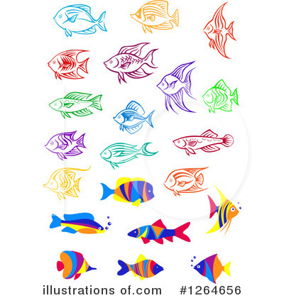 Royalty-Free (RF) Fish Clipart Illustration by Vector Tradition SM - Stock Sample #1264656