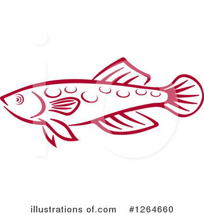 Royalty-Free (RF) Fish Clipart Illustration by Vector Tradition SM - Stock Sample #1264660