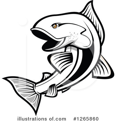 Trout Clipart #1265860 by Vector Tradition SM
