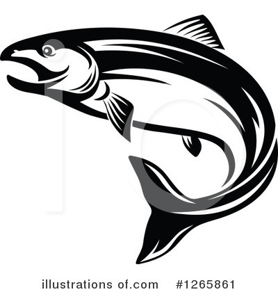 Trout Clipart #1265861 by Vector Tradition SM