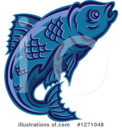 Trout Clipart #1271048 by Vector Tradition SM